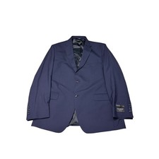 NWT Jos A Bank Executive Navy Blue 100 Wool Blazer Jacket 44L Waist Mens