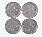 Buffalo Nickels Sharp Horn XF/AU - 1935 1937 1936 1937 Lot Collection *478