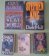 Paperbacks From Hell 5 Book Lot Carrion Comfort Maynards House Stephen King 