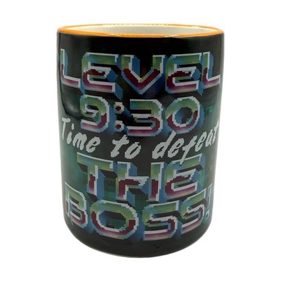 Boxer Gifts Defeat the Boss Pro Gamer Ceramic Coffee Mug   Gamer Gift