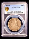 1868-S Seated Liberty Half Dollar 50¢ PCGS XF 40