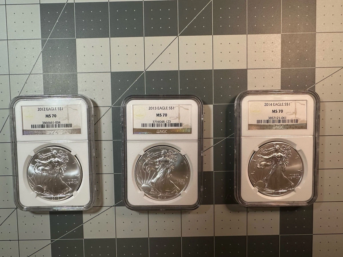 American Eagle MS 70 Graded 2013 Silver Bullion Coins for sale | eBay