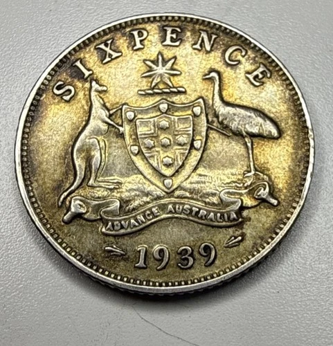 1939 Australia Sixpence — photo from the most recent tracked eBay sale
