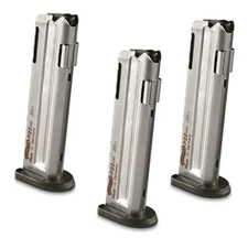 LOT (3) Walther P22 .22 LR Standard 10 Rounds Magazine w/o Finger Rest - 512602
