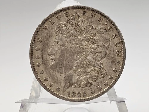1892-O Morgan Silver Dollar XF/AU **HANDSOMELY AGED**