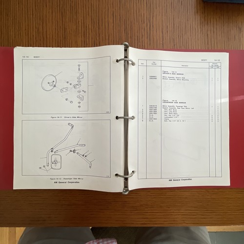 AM General Model DJ-5D Dispatcher 100 Service Parts Catalog Book, Postal Jeeps - Picture 8 of 9