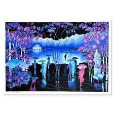 Zina Roitman, "Rainy Night" Limited Edition Serigraph, Hand Signed and Numbered,