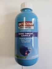 Betadine Antiseptic Sore Throat Medicated Gargle Povidone-iodine Exp 1/2027