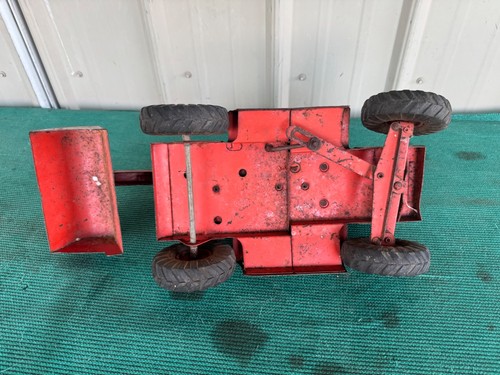 Vintage 1950's Nylint Pressed Steel Pettibone Speed Swing Orange Loader - Picture 12 of 16