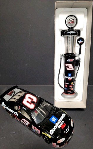 Dale Earnhardt #3 GM Goodwrench 25th Anniversary 1/24 & 1/16 Gas Pump Set Lot