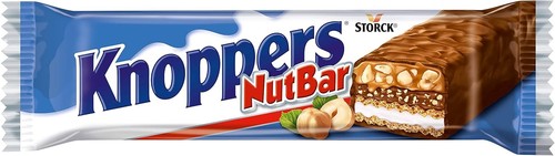 Knoppers Chocolate Hazelnut Nut Bar, Nutty Caramel Bars 40 g (Pack of 24) - Picture 4 of 4