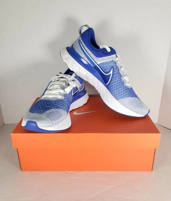 Nike React Infinity Run Flyknit 2 White Hyper Royal Low Men\'s Sz‎ 11 CT2357-104 1772352684.webp?s=  main image 4