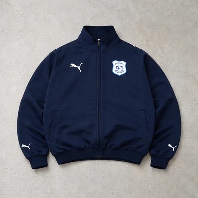 Puma Cardiff City Nylon Track Jacket Stitched Logo (L)