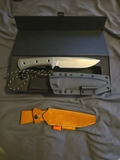 TRC Apocalypse Elmax Black Canvas Micarta Leather and Kydex Sheath NEW IN BOX