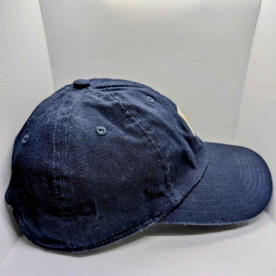 Gorra Carhartt Azul Ajustable Logotipo Sombrero Gancho y Lazo Tipo Cierre De Colección Foto 2 de 4