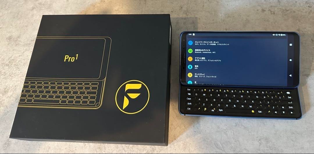 スマートフォン本体 F(x)tec Pro1 X blue 256GB F(x)tec Pro 1 - 256 GB - Blue (Unlocked) for sale online | eBay