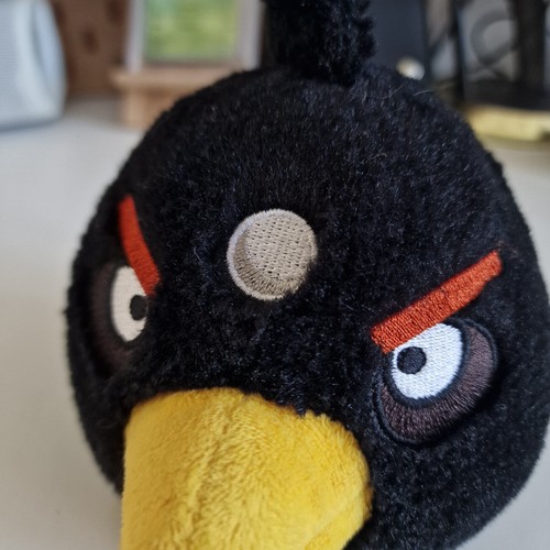 RARE Angry Birds Plush | 5" White Spot Bomb | CWT2010 - Picture 2 of 4
