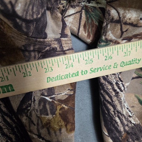 Carhartt Mens Large J220 CAP Camouflage Hooded Coat/Jacket embroidered camo - Picture 8 of 14