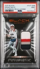 2025 PANINI BLACK FUTURISTIC RELICS CITRINE #FUT-DME DRAKE MAYE 9/50 PSA 9