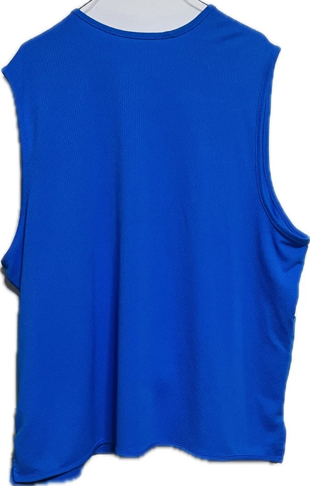 Walmart Employee Vest Women's 2XL Blue W/Logo Tag Slit 2 Front Pockets Polyester - Image 3 of 4