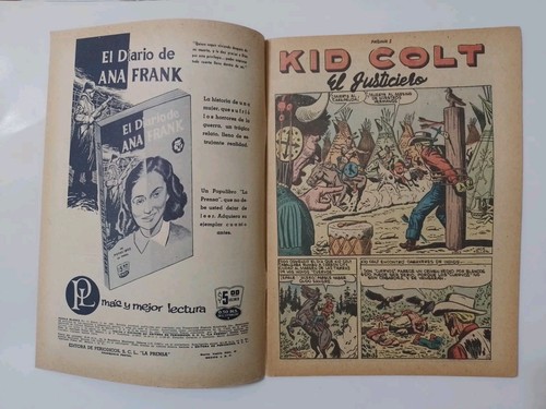 WILD WESTERN #31 1953 Kid Colt Atlas Marvel Spanish Comic La Prensa Mexico - Bild 2 von 8