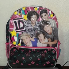 Extremely Rare Collector 2013 3d/puffy One Direction Book Bag Pristine Condition