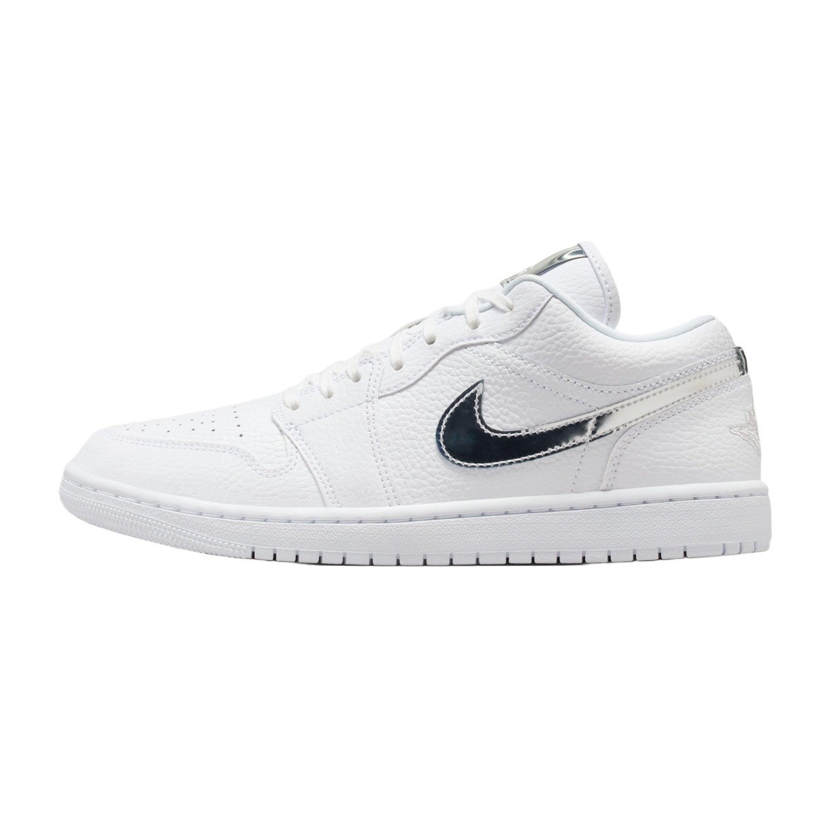 Nike Air Jordan 1 Low SE White Metallic Silver IQ9381-100 Women's