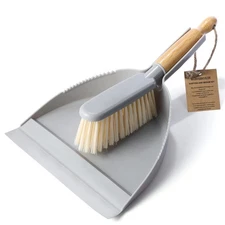 Small Dustpan and Brush Set - Mini Broom with Dustpan Set, Handheld Broom and...