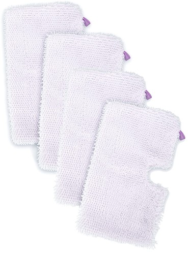 Lot de 4 vadrouilles vapeur requin, tampons pour remplacement vadrouille vapeur requin, vapeur microfibre...