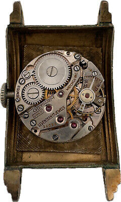 Vintage Gotham Rite Angle 17 Jewel Herren Mechanische Armbanduhr Drivers Style - Bild 5 von 6