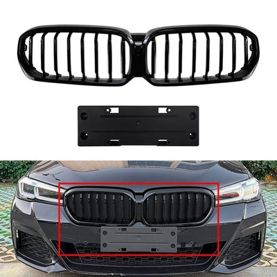 Glossy Black Front Kidney Grille Grill for BMW G30 G31 LCI 2021 2022