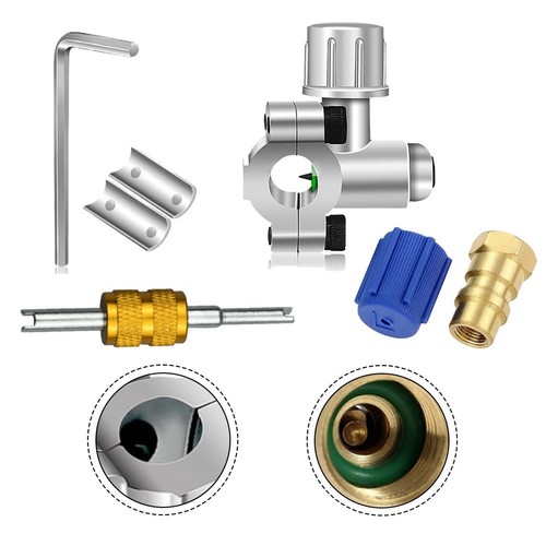 For HVAC For R12 to For R134A Conversion Kit with Dust Cap and Adapters - Picture 4 of 8