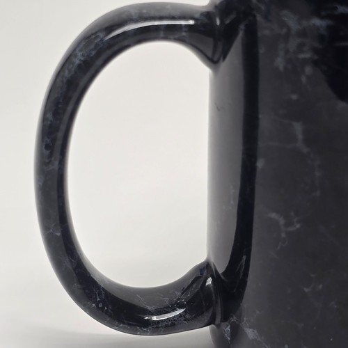 Tazza caffè Marines nera e grigia marmorizzata con oro Marines - Foto 6 di 8