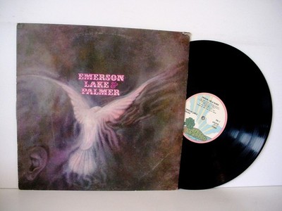 EMERSON LAKE & PALMER First Album Original UK LP 1971 ISLAND ILPS 9132 ELP