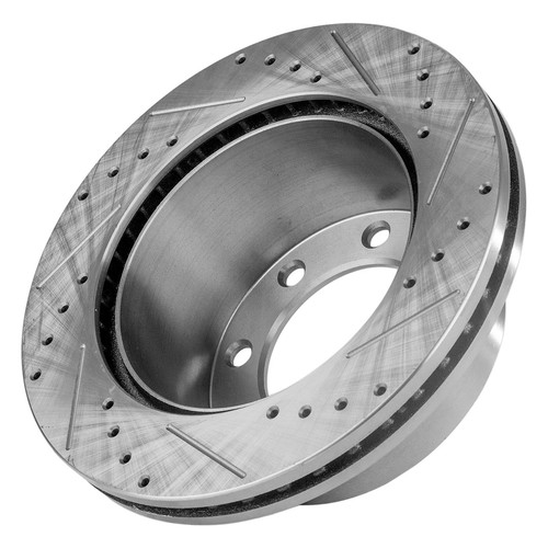 Brake Disc Set For 08-12 Ford F-250 Super Duty Front Rear Cross-drilled Slotted - Picture 12 of 12