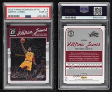 2016 Donruss Optic ( in Background) LeBron James Kobe Bryant PSA 10 GEM MT HOF