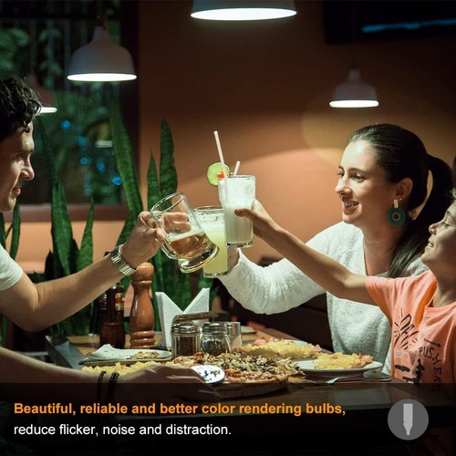 E12 LED Bulbs, 12 Pack - Daylight 6000K, 16W Candelabra LED, CRI80+, 120W Equ... - Picture 7 of 8
