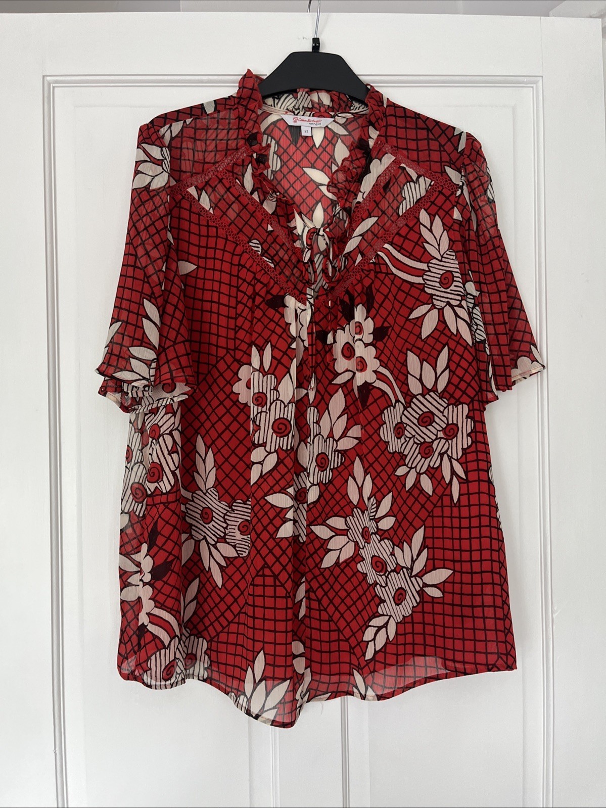 Red Top Printed White Flowers From Next