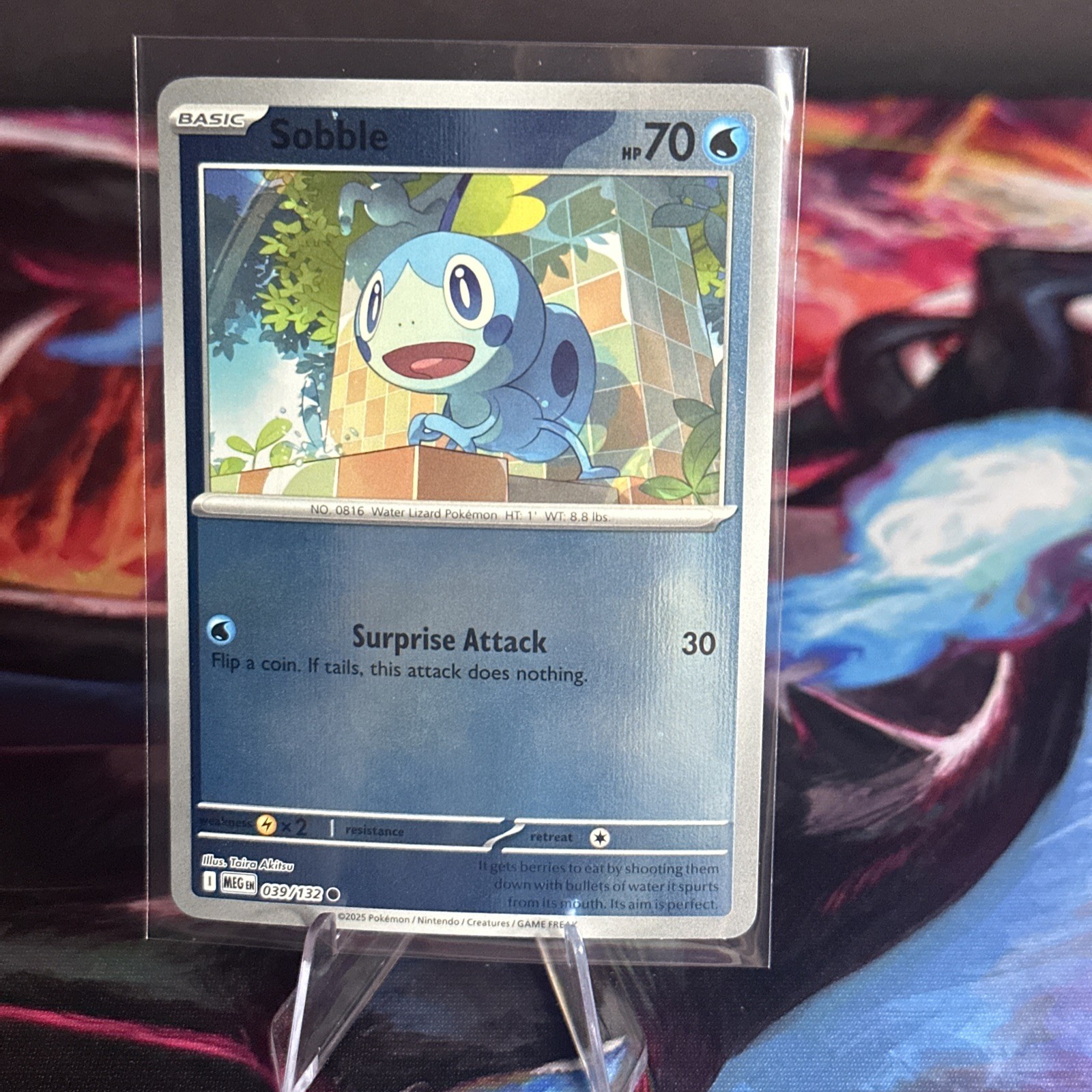 Sobble 039/132 - Reverse Holo - Pokémon TCG: Mega Evolution - Mint