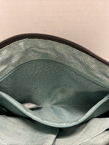 THE SAK Reseda Pebbled Leather In Slate Textured Crossbody with Adjustable Strap - Picture 8 of 15
