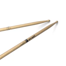 ProMark Hickory 5A Wood Tip Drumsticks, One Pair (TX5AW) Classic, Forward 5A