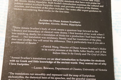 Euripides Andromache, Hecuba, Trojan Women (Paperback) (UK IMPORT) 2012 NEW - Picture 3 of 4