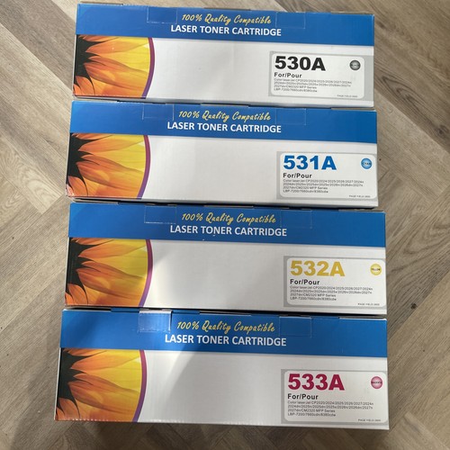 4 530A Toner fits HP 304A LaserJet CP2025 CP2025dn CP2025n CM2320 LBP7200 - 第 1/4 張圖片