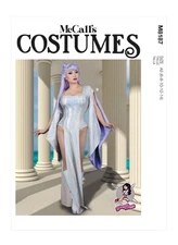 McCall’s Costume Sewing Pattern M8187 Womens Cosplay Leotard And Cape Sizes 6-14