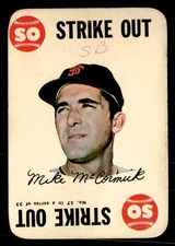 1968 Topps #17 Mike McCormick Game *Low Grade*