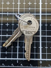 vintage Safe and Hardware company Key set Lancaster  Pennsylvania 