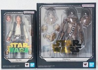 Bandai S.H.Figuarts Star Wars (A New Hope) Han Solo + Chewbacca Classic Ver