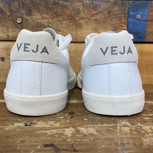 Scarpe Veja da donna taglia 8 US 39 EU T2 sneaker bianche in pelle stringate - Foto 6 di 11