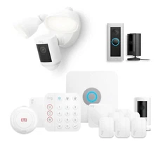 Ring Alarm Pro Wired Home Security System with Built-in eero WiFi 6 Router White