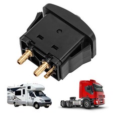 Electric Cab Seat Air Lift Valve Switch Paddle Type Push To Snap Tab ON-OFF-ON